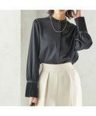 【シップス フォー ウィメン/SHIPS】の手洗い可能 プリーツ 袖 デザイン ブラウス ネイビー|ID: prp329100004811684 ipo3291000000034928058