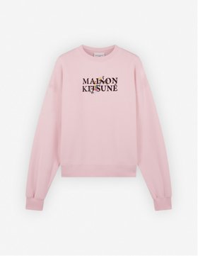 【メゾンキツネ アーカイブス/MAISON KITSUNE ARCHIVES】のMaison Kitsune/【公式】Maison Kitsune MAISON KITSUNE FLOWERS COMFORT SWEATSHIRT 人気、トレンドファッション・服の通販 founy(ファニー) ファッション Fashion レディースファッション Fashion for Women トップス・カットソー Cut & Sew Tops シャツ・ブラウス・オフィスカジュアル Elegant Blouses & Button-Ups レディースパーカー・カジュアルフーディー Casual Hoodies & Sweatshirts ロングTシャツ・Tシャツ Longline T-Shirts & Tees スウェット・クルーネックトップス Sweatshirts & Crewnecks / Relaxed Fit Sweat Tops プリント Print, Printed Pattern 無地 Plain, Solid Color 長袖 Long Sleeve, Full Sleeve |ID:prp329100004811688