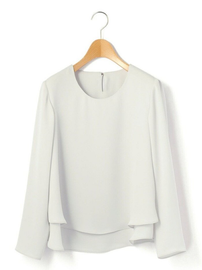 【キース/KEITH】のドレープサテン ブラウス インテリア・キッズ・メンズ・レディースファッション・服の通販 founy(ファニー) https://founy.com/ ファッション Fashion レディースファッション Fashion for Women トップス・カットソー Cut & Sew Tops シャツ・ブラウス・オフィスカジュアル Elegant Blouses & Button-Ups インナー Innerwear ジャケット Jacket, Outerwear ドレープ Drape, Draping Fabric フェミニン Feminine, Girly フォーマル Formal, Dressy |ID: prp329100004811701 ipo3291000000034928263