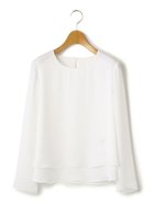 【キース/KEITH】のドレープサテン ブラウス ホワイト|ID: prp329100004811701 ipo3291000000034928268