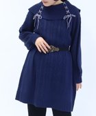 【アクシーズファム/axes femme】のレースアップニットチュニック 人気、トレンドファッション・服の通販 founy(ファニー) ファッション Fashion レディースファッション Fashion for Women トップス・カットソー Cut & Sew Tops ニット Knit Tops & Sweaters おすすめ Recommended / Our Picks インナー Innerwear タートル Turtleneck, Turtle Collar チュニック Tunic, Long Top バランス Balance, Style Balance フェミニン Feminine, Girly ベロア Velour, Soft Velvet リボン Ribbon, Bow レース Lace, Lace Fabric ロング Long, Long-Length thumbnail 紺|ID: prp329100004811706 ipo3291000000034928339