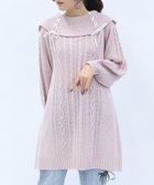【アクシーズファム/axes femme】のレースアップニットチュニック 人気、トレンドファッション・服の通販 founy(ファニー) ファッション Fashion レディースファッション Fashion for Women トップス・カットソー Cut & Sew Tops ニット Knit Tops & Sweaters おすすめ Recommended / Our Picks インナー Innerwear タートル Turtleneck, Turtle Collar チュニック Tunic, Long Top バランス Balance, Style Balance フェミニン Feminine, Girly ベロア Velour, Soft Velvet リボン Ribbon, Bow レース Lace, Lace Fabric ロング Long, Long-Length thumbnail ピンク|ID: prp329100004811706 ipo3291000000034928341