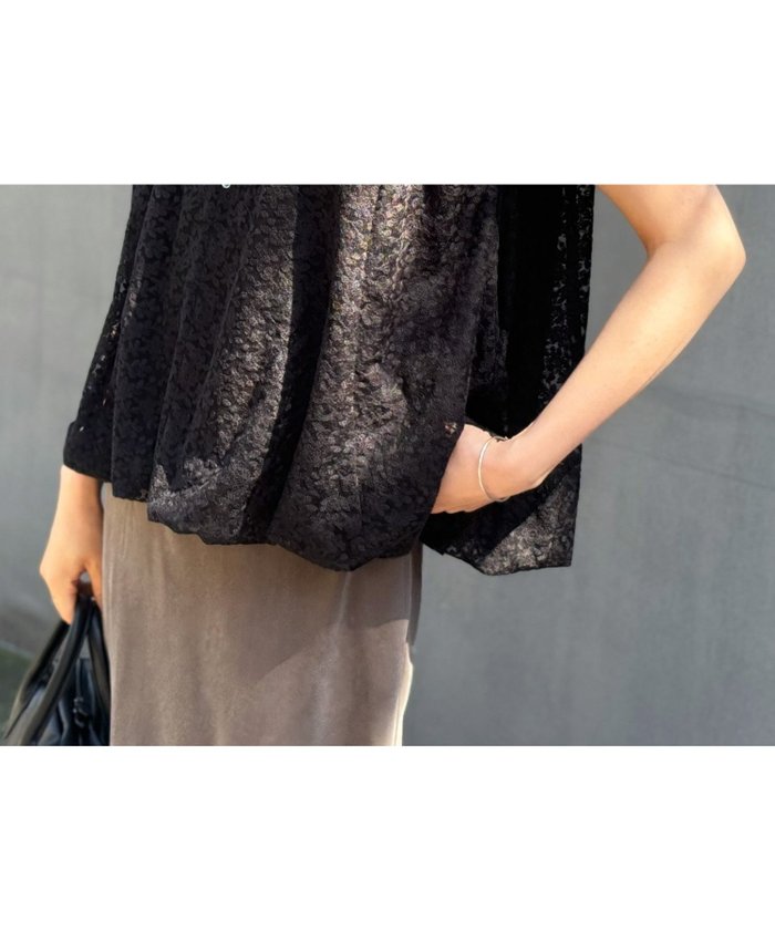 【ビアズリー/BEARDSLEY】の小花刺繍バルーンブラウス インテリア・キッズ・メンズ・レディースファッション・服の通販 founy(ファニー) https://founy.com/ ファッション Fashion レディースファッション Fashion for Women トップス・カットソー Cut & Sew Tops シャツ・ブラウス・オフィスカジュアル Elegant Blouses & Button-Ups インナー Innerwear カットソー Cut and Sewn Top チュール Tulip, Tulip Motif バルーン Balloon, Balloon Silhouette レース Lace, Lace Fabric 再入荷 Restock / Back in Stock おすすめ Recommended / Our Picks エレガント 上品 Elegant |ID: prp329100004811710 ipo3291000000034928365