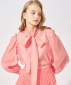 【アナイ/ANAYI】の【Eternal Line 2025】シアーオーガンジーボウタイ ブラウス coral|ID: prp329100004811718 ipo3291000000034928459