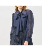 【アナイ/ANAYI】の【Eternal Line 2025】シアーオーガンジーボウタイ ブラウス navy|ID: prp329100004811718 ipo3291000000034928461