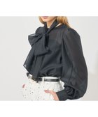 【アナイ/ANAYI】の【Eternal Line 2025】シアーオーガンジーボウタイ ブラウス black|ID: prp329100004811718 ipo3291000000034928462