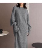 【ドゥーラドゥーラ/Doula Doula】のGirly Doll/指ぬきボリューム袖クルーメランジニットワンピース 人気、トレンドファッション・服の通販 founy(ファニー) ファッション Fashion レディースファッション Fashion for Women ワンピース Dresses ニットワンピース Knit Dresses おすすめ Recommended / Our Picks シューズ Shoes, Footwear ショート Short, Short Length スニーカー Sneakers, Trainers タイツ Tights, Legwear チェーン Chain, Chain Strap バレエ Ballet, Ballet Style ロング Long, Long-Length thumbnail グレー|ID: prp329100004811732 ipo3291000000034928616