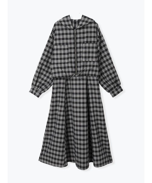 【ルディックパーク/LUDIC PARK】のSET フードブルゾン×キャミワンピース(無地・チェック柄) インテリア・キッズ・メンズ・レディースファッション・服の通販 founy(ファニー) ファッション Fashion レディースファッション Fashion for Women アウター Coat / Outerwear Collection ブルゾンジャケット・スポーティアウター Blouson Jackets ワンピース Dresses キャミソールワンピース Camisole Dresses おすすめ Recommended / Our Picks インナー Innerwear キャミワンピース Cami Dress, Slip Dress スニーカー Sneakers, Trainers セットアップ Set-Up, Coordinated Outfit チェック Check, Plaid, Tartan フェミニン Feminine, Girly ブルゾン Blouson, Bomber Jacket ミニスカート Mini Skirt, Short Skirt ロング Long, Long-Length 無地 Plain, Solid Color A柄|ID: prp329100004811761 ipo3291000000034928928