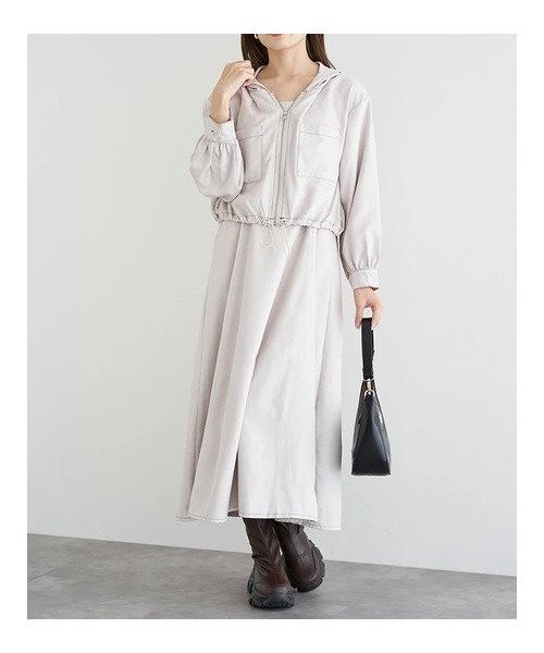 【ルディックパーク/LUDIC PARK】のSET フードブルゾン×キャミワンピース(無地・チェック柄) インテリア・キッズ・メンズ・レディースファッション・服の通販 founy(ファニー) ファッション Fashion レディースファッション Fashion for Women アウター Coat / Outerwear Collection ブルゾンジャケット・スポーティアウター Blouson Jackets ワンピース Dresses キャミソールワンピース Camisole Dresses おすすめ Recommended / Our Picks インナー Innerwear キャミワンピース Cami Dress, Slip Dress スニーカー Sneakers, Trainers セットアップ Set-Up, Coordinated Outfit チェック Check, Plaid, Tartan フェミニン Feminine, Girly ブルゾン Blouson, Bomber Jacket ミニスカート Mini Skirt, Short Skirt ロング Long, Long-Length 無地 Plain, Solid Color オフホワイト|ID: prp329100004811761 ipo3291000000034928935