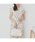 【インデックス/INDEX】の《美人百花掲載》フリルプリーツ花柄ワンピース【洗濯機洗い可/イージーアイロン/防シワ】 ライトイエロー|ID: prp329100004811775 ipo3291000000034929078