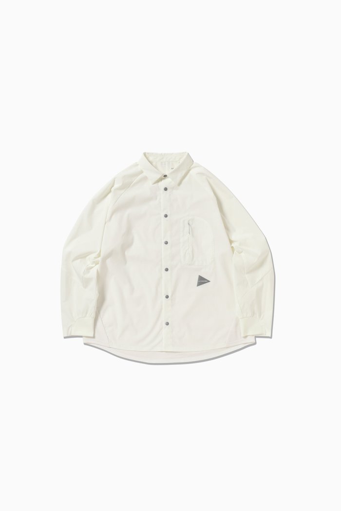 【アンドワンダー/and wander】のfleece base LS shirt インテリア・キッズ・メンズ・レディースファッション・服の通販 founy(ファニー) https://founy.com/ ファッション Fashion レディースファッション Fashion for Women トップス・カットソー Cut & Sew Tops シャツ・ブラウス・オフィスカジュアル Elegant Blouses & Button-Ups ストレッチ Stretch, Stretchy Fabric |ID: prp329100004811780 ipo3291000000034929134