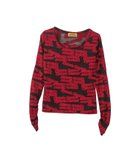 【ヒステリックグラマー/HYSTERIC GLAMOUR】のTYPE LOGO柄ジャカード チビTシャツ レッド系柄|ID: prp329100004811785 ipo3291000000034929174