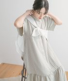 【アイテムズアーバンリサーチ/ITEMS URBAN RESEARCH】のバンドカラーチェックワンピース 人気、トレンドファッション・服の通販 founy(ファニー) ファッション Fashion レディースファッション Fashion for Women ワンピース Dresses チェック Check, Plaid, Tartan 夏 Summer thumbnail GRN|ID: prp329100004811786 ipo3291000000034929182