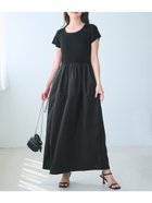 【コカ/COCA】のニットドッキング ワンピース 人気、トレンドファッション・服の通販 founy(ファニー) ファッション Fashion レディースファッション Fashion for Women ワンピース Dresses ギャザー Gathered, Ruffled 切替 Switching, Contrast Panel シンプル Simple, Minimal ドッキング Docking, Mixed Material フィット Fit, Slim Fit ポケット Pocket, Pocket Detail 半袖 Short Sleeve, Half Sleeve 無地 Plain, Solid Color ロング Long, Long-Length おすすめ Recommended / Our Picks 2025年 2025 2025-2026秋冬・A/W Autumn/Winter 2025–26 AW25–26 thumbnail Black|ID: prp329100004811791 ipo3291000000034929228