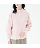 【アンタイトル/UNTITLED】の【洗える】スポンディッシュ ボトルネックニット ライトピンク|ID: prp329100004811793 ipo3291000000035143137