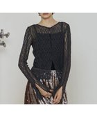 【メゾンスペシャル/MAISON SPECIAL】のLace Tops 人気、トレンドファッション・服の通販 founy(ファニー) ファッション Fashion レディースファッション Fashion for Women トップス・カットソー Cut & Sew Tops ストレッチ Stretch, Stretchy Fabric スリーブ Sleeve, Long Sleeve / Short Sleeve パターン Pattern, Design Print フィット Fit, Slim Fit フェミニン Feminine, Girly レース Lace, Lace Fabric thumbnail C.GRY|ID: prp329100004811796 ipo3291000000034929310