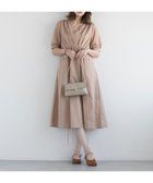 【ディケイドクラシック/DECADE CLASSIC】の【DECADE CLASSIC】ギャザーワンピース 人気、トレンドファッション・服の通販 founy(ファニー) ファッション Fashion レディースファッション Fashion for Women ワンピース Dresses アクセサリー Fashion Accessories ギャザー Gathered, Ruffled クラシック Classic, Timeless Style サンダル Sandals, Summer Shoes シンプル Simple, Minimal ハイヒール High Heels, Heeled Shoes ビーチ Beach, Seaside リゾート Resort, Vacation Style リボン Ribbon, Bow 夏 Summer 春 Spring S/S・春夏 SS, Spring/Summer, Warm Season thumbnail ベージュ|ID: prp329100004811802 ipo3291000000034929356