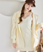 【ナイスクラップ/NICE CLAUP】の【セットアップ可能】レース付きカットキャミワンピース 人気、トレンドファッション・服の通販 founy(ファニー) ファッション Fashion レディースファッション Fashion for Women ワンピース Dresses キャミソールワンピース Camisole Dresses おすすめ Recommended / Our Picks インナー Innerwear セットアップ Set-Up, Coordinated Outfit フィット Fit, Slim Fit フロント Front, Front Design レース Lace, Lace Fabric ロング Long, Long-Length thumbnail イエロー|ID: prp329100004811809 ipo3291000000034929468