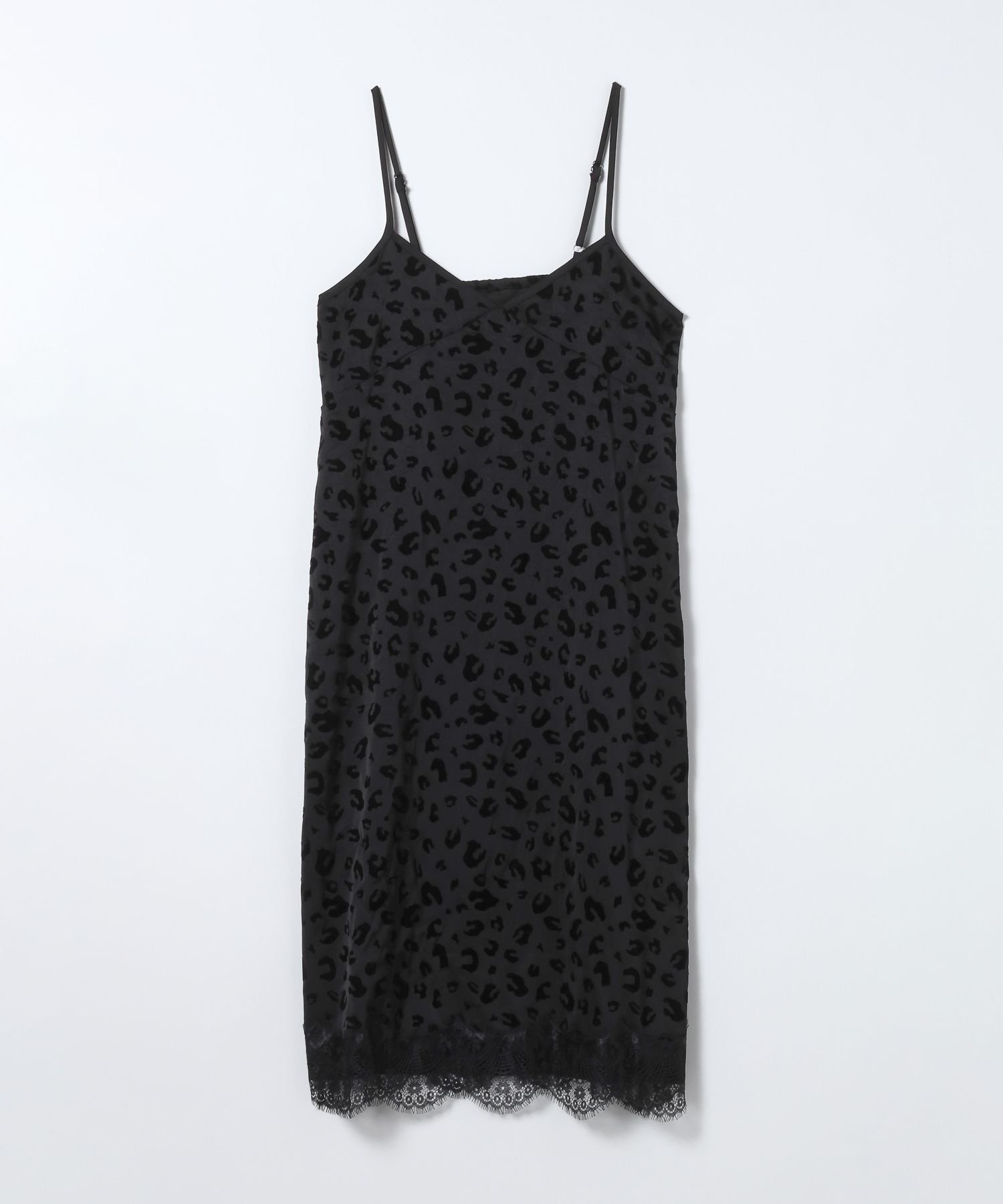 【ジーナシス/JEANASiS】のレーストリムサテンキャミワンピース インテリア・キッズ・メンズ・レディースファッション・服の通販 founy(ファニー) 　ファッション　Fashion　レディースファッション　Fashion for Women　ワンピース　Dresses　キャミソールワンピース　Camisole Dresses　おすすめ　Recommended / Our Picks　インナー　Innerwear　キャミワンピース　Cami Dress, Slip Dress　サテン　Satin, Glossy Fabric　スウェット / スエット　Sweatshirt, Sweatwear　スカラップ　Scallop, Scalloped Edge　ストレート　Straight, Straight Cut　デニム　Denim, Jeans Material　ボトム　Bottoms, Lower Wear　レオパード　Leopard, Animal Print　レース　Lace, Lace Fabric　今季　This Season, Current Season　ブラック系その他|ID: prp329100004811816 ipo3291000000034929511