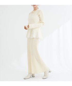 【ナチュラルクチュール/natural couture】のバックリボンペプラムビスチェ+ニットワンピース 人気、トレンドファッション・服の通販 founy(ファニー) ファッション Fashion レディースファッション Fashion for Women ワンピース Dresses ニットワンピース Knit Dresses エレガント 上品 Elegant シューズ Shoes, Footwear スリット Slit, Slit Detail ダウン Down, Puffer なめらか Smooth, Silky Texture ビスチェ Bustier, Corset Top フラット Flat, Flat Shoes リボン Ribbon, Bow リラックス Relax, Relaxed Fit 再入荷 Restock / Back in Stock おすすめ Recommended / Our Picks 2025年 2025 2025-2026秋冬・A/W Autumn/Winter 2025–26 AW25–26 |ID:prp329100004811819