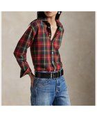 【ラルフローレン/RALPH LAUREN】のリラックス フィット チェック コットン ツイル シャツ 600レッド|ID: prp329100004811859 ipo3291000000034929791