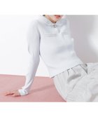 【ジルバイジルスチュアート/JILL by JILLSTUART】のパールブレードエリツキニット 人気、トレンドファッション・服の通販 founy(ファニー) ファッション Fashion レディースファッション Fashion for Women トップス・カットソー Cut & Sew Tops ニット Knit Tops & Sweaters クラシカル Classical, Vintage-Inspired ジャケット Jacket, Outerwear スマート Smart, Elegant トレンド Trend, Trending Now エレガント 上品 Elegant thumbnail ブルー|ID: prp329100004811861 ipo3291000000034929796