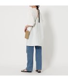 【ユナイテッドアローズ/UNITED ARROWS】のコットンナイロン バックベルト ミニワンピース WHITE|ID: prp329100004811865 ipo3291000000035005476