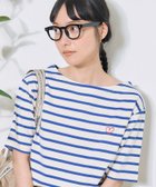 【フリークスストア/FREAK'S STORE】のワンポイントハート刺繍 ボートネックTシャツ 24SS ブルー|ID: prp329100004811886 ipo3291000000034930008