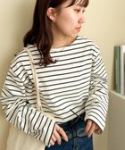 【ディスコート/Discoat】の【WEB限定】バスクボーダーロングスリーブ オフホワイト|ID: prp329100004811889 ipo3291000000034930025