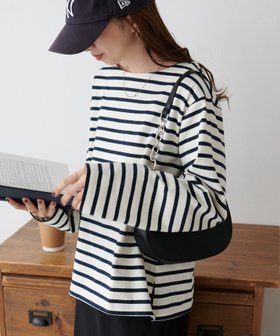 【ディスコート/Discoat】の【WEB限定】バスクボーダーロングスリーブ 人気、トレンドファッション・服の通販 founy(ファニー) ファッション Fashion レディースファッション Fashion for Women インナー Innerwear キャミワンピース Cami Dress, Slip Dress ジャケット Jacket, Outerwear スリット Slit, Slit Detail デニム Denim, Jeans Material トレンド Trend, Trending Now ベーシック Basic, Essential |ID:prp329100004811889