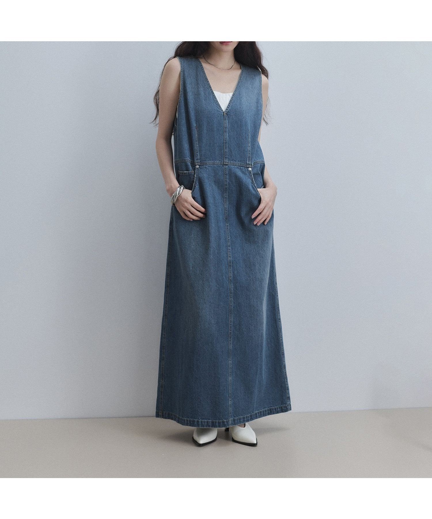 【アダム エ ロペ/ADAM ET ROPE'】の【WEB限定】デニムIラインワンピース 人気、トレンドファッション・服の通販 founy(ファニー) ファッション Fashion レディースファッション Fashion for Women ワンピース Dresses 2026年 2026 ウォッシュ Washed Finish サンダル Sandals, Summer Shoes スニーカー Sneakers, Trainers デニム Denim, Jeans Material ノースリーブ Sleeveless, No-Sleeve ポケット Pocket, Pocket Detail ミュール Mule, Backless Shoes ロング Long, Long-Length A/W・秋冬 Autumn/Winter other-1|ID: prp329100004811891 ipo3291000000034930046