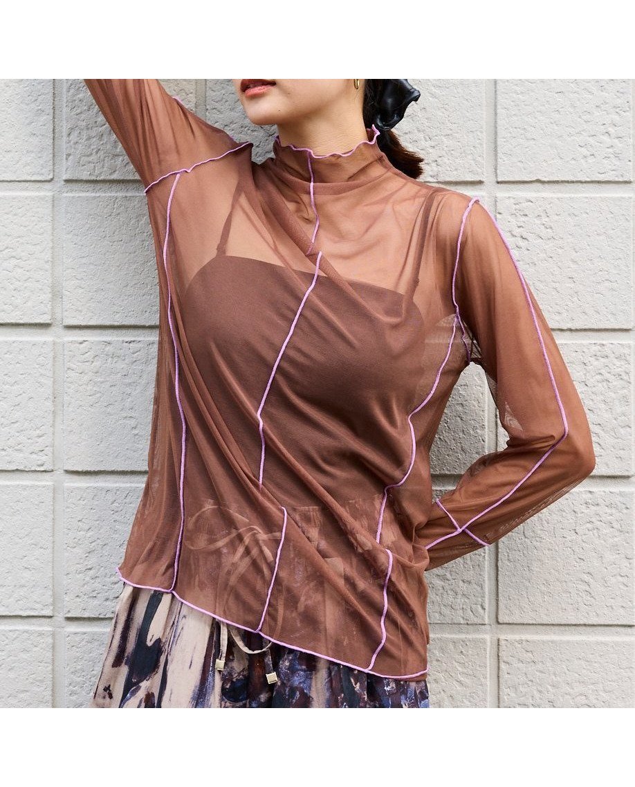 【イーブス/YEVS】の配色メロウスキントップス インテリア・キッズ・メンズ・レディースファッション・服の通販 founy(ファニー) ファッション Fashion レディースファッション Fashion for Women トップス・カットソー Cut & Sew Tops インナー Innerwear 春 Spring カーゴパンツ Cargo Pants, Utility Pants キャミソール Camisole, Spaghetti Strap Top キャミワンピース Cami Dress, Slip Dress サンダル Sandals, Summer Shoes シアー Sheer, See-Through シンプル Simple, Minimal スウェット / スエット Sweatshirt, Sweatwear スニーカー Sneakers, Trainers デニム Denim, Jeans Material トレンド Trend, Trending Now フィット Fit, Slim Fit A/W・秋冬 Autumn/Winter S/S・春夏 SS, Spring/Summer, Warm Season おすすめ Recommended / Our Picks 夏 Summer ブラウン|ID: prp329100004811897 ipo3291000000034930096