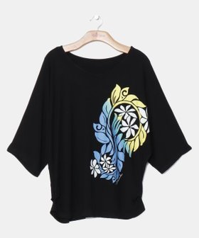 【アミナコレクション/Amina Collection】の【マウナロア】タタウティアレドルマンTOP 人気、トレンドファッション・服の通販 founy(ファニー) ファッション Fashion レディースファッション Fashion for Women ワンピース Dresses グラデーション Gradient, Ombre スタイリッシュ Stylish, Fashionable デコルテ Décolleté, Neckline リラックス Relax, Relaxed Fit |ID:prp329100004811898