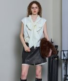 【メゾンスペシャル/MAISON SPECIAL】の2way Bow Tie Tops 人気、トレンドファッション・服の通販 founy(ファニー) ファッション Fashion レディースファッション Fashion for Women トップス・カットソー Cut & Sew Tops コンパクト Compact, Small Size ドレープ Drape, Draping Fabric ハイネック High Neck, Mock Neck ロング Long, Long-Length thumbnail WHT|ID: prp329100004811906 ipo3291000000034930238