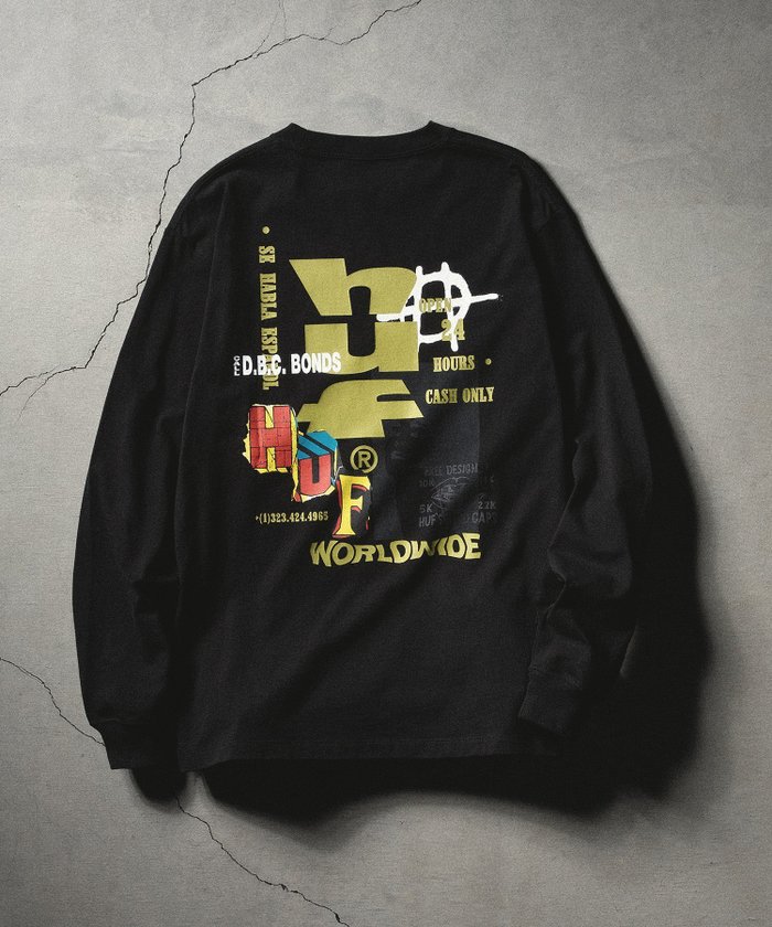 【ハフ/HUF】のCUT AND PASTE LS TEE / HUF ハフ Tシャツ ロンT インテリア・キッズ・メンズ・レディースファッション・服の通販 founy(ファニー) https://founy.com/ ファッション Fashion レディースファッション Fashion for Women トップス・カットソー Cut & Sew Tops シャツ・ブラウス・オフィスカジュアル Elegant Blouses & Button-Ups ロングTシャツ・Tシャツ Longline T-Shirts & Tees スタンド Stand Collar, Upright Stand スリーブ Sleeve, Long Sleeve / Short Sleeve 長袖 Long Sleeve, Full Sleeve プリント Print, Printed Pattern ベーシック Basic, Essential モチーフ Motif, Design Theme ロング Long, Long-Length |ID: prp329100004811932 ipo3291000000034930536