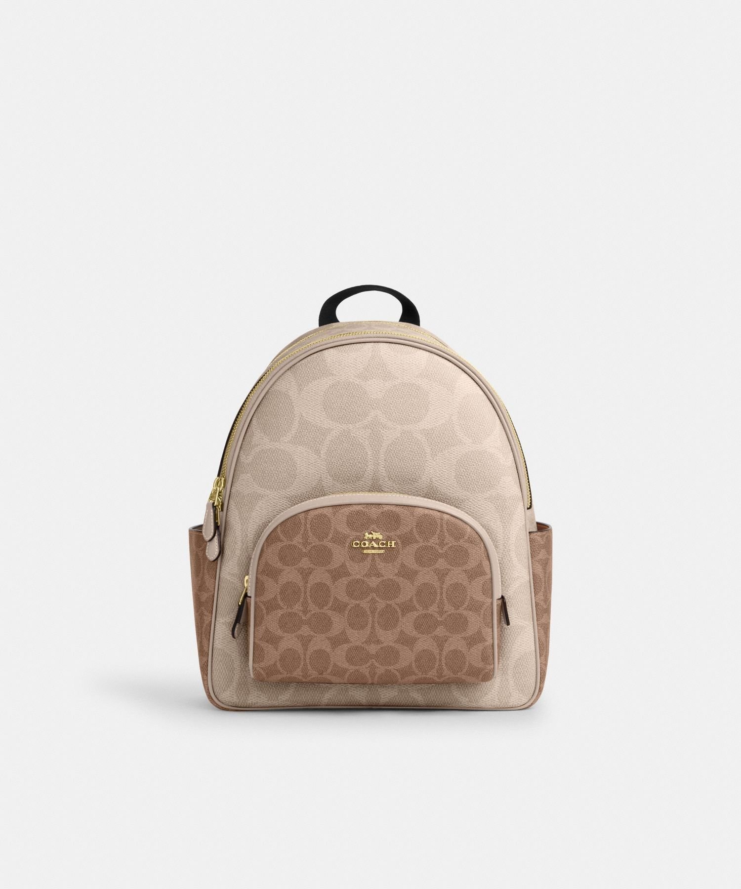 【コーチ/COACH】の【公式】コート バックパック・ブロックド シグネチャー キャンバス 人気、トレンドファッション・服の通販 founy(ファニー) 　ファッション　Fashion　レディースファッション　Fashion for Women　アウター　Coat / Outerwear Collection　コート・ロングコート・ピーコート　Long Coats, Peacoats & More　キャンバス　Canvas, Canvas Fabric　シューズ　Shoes, Footwear　ポケット　Pocket, Pocket Detail　リュック　Backpack, Rucksack　財布　Wallet, Purse　 other-1|ID: prp329100004812031 ipo3291000000034931838