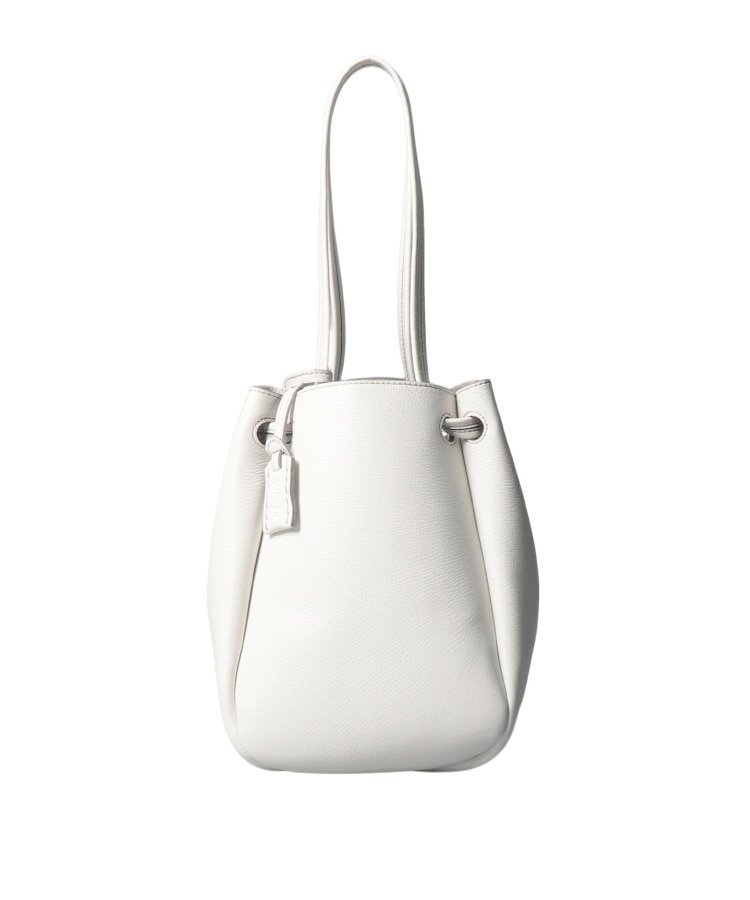 【ヒロフ/HIROFU】の【ロシェ】レザーショルダーバッグ M 本革(商品番号 P25-30205) インテリア・キッズ・メンズ・レディースファッション・服の通販 founy(ファニー) 　ファッション　Fashion　レディースファッション　Fashion for Women　傘　Umbrella, Parasol　巾着　Drawstring Bag, Kinchaku　シンプル　Simple, Minimal　スマート　Smart, Elegant　財布　Wallet, Purse　フォルム　Silhouette, Form　ボンディング　Bonding, Bonded Fabric　ポケット　Pocket, Pocket Detail　再入荷　Restock / Back in Stock　おすすめ　Recommended / Our Picks　旅行　Travel　エレガント 上品　Elegant　リバーストーンホワイト|ID: prp329100004812036 ipo3291000000034931982