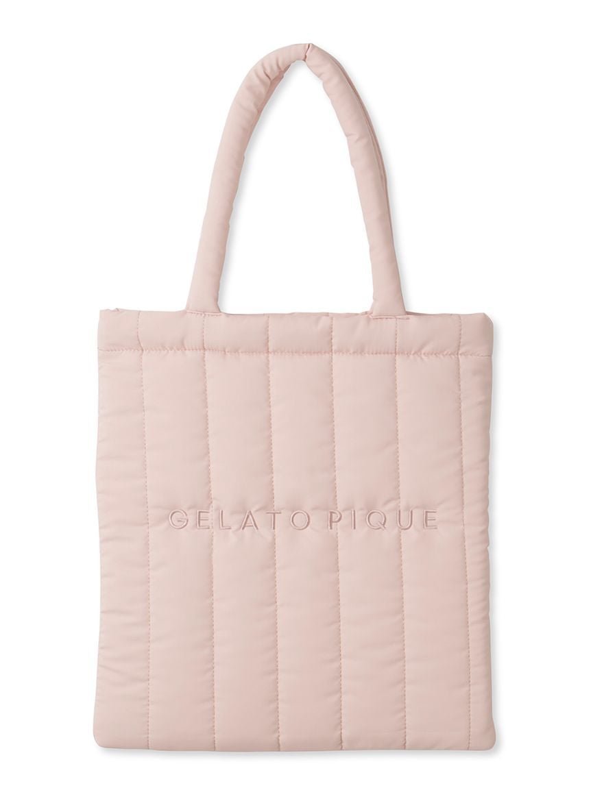 【ジェラート ピケ/gelato pique】の【ONLINE限定】キルティングトートバッグ インテリア・キッズ・メンズ・レディースファッション・服の通販 founy(ファニー) 　ファッション　Fashion　レディースファッション　Fashion for Women　バッグ　Bags　イエロー　Yellow　キルティング　Quilted, Quilting　シンプル　Simple, Minimal　スマート　Smart, Elegant　トレンド　Trend, Trending Now　ポケット　Pocket, Pocket Detail　ワンポイント　One Point, Statement Accent　PNK[066]|ID: prp329100004812042 ipo3291000000034932037