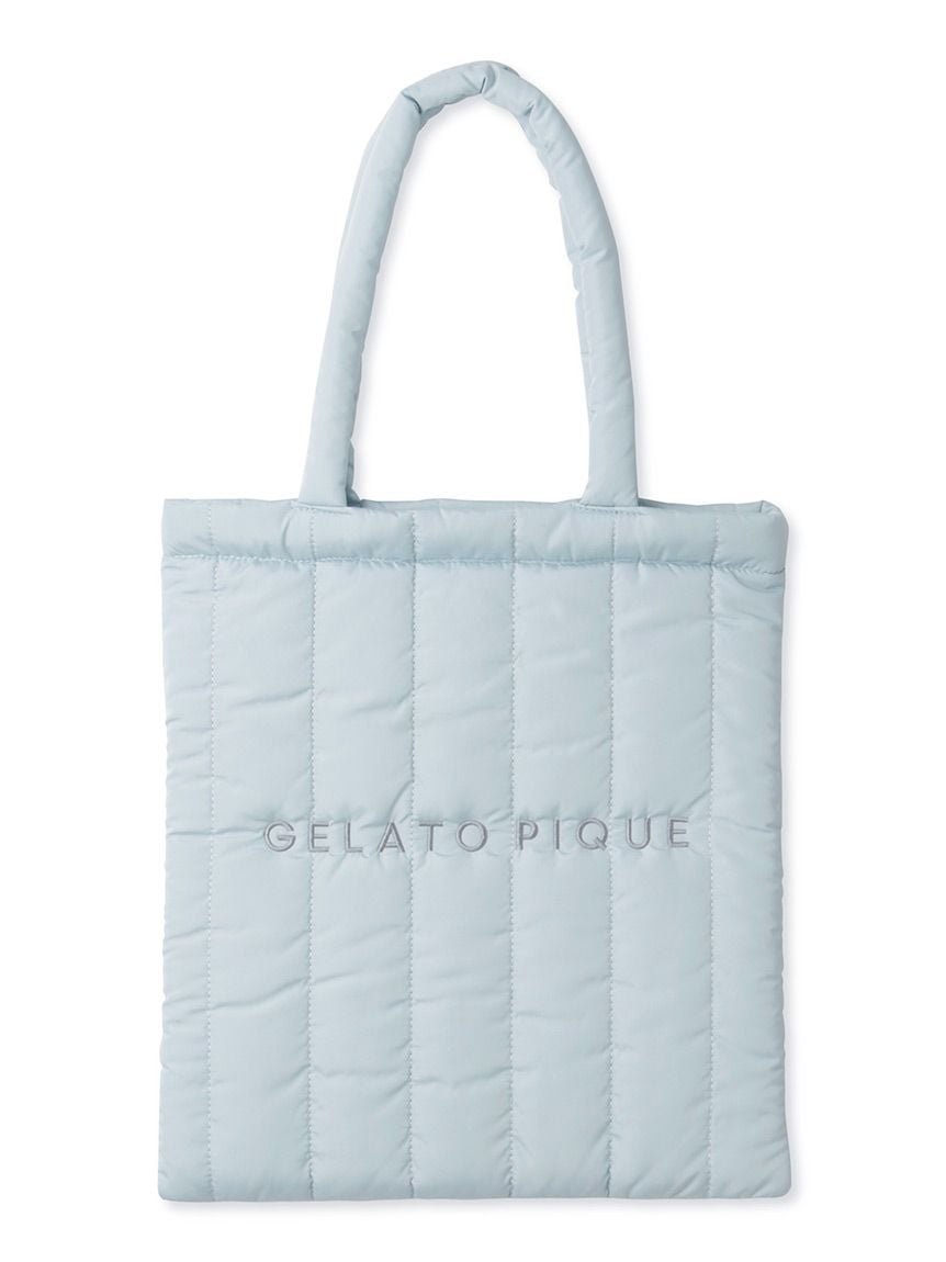 【ジェラート ピケ/gelato pique】の【ONLINE限定】キルティングトートバッグ インテリア・キッズ・メンズ・レディースファッション・服の通販 founy(ファニー) 　ファッション　Fashion　レディースファッション　Fashion for Women　バッグ　Bags　イエロー　Yellow　キルティング　Quilted, Quilting　シンプル　Simple, Minimal　スマート　Smart, Elegant　トレンド　Trend, Trending Now　ポケット　Pocket, Pocket Detail　ワンポイント　One Point, Statement Accent　BLU[086]|ID: prp329100004812042 ipo3291000000034932038