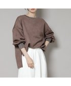 【ナノ ユニバース/nano universe】のカットスエードサイドスリットワイドプルオーバー(セットアップ可) モカ3|ID: prp329100004812050 ipo3291000000034932111