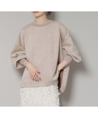 【ナノ ユニバース/nano universe】のカットスエードサイドスリットワイドプルオーバー(セットアップ可) ライトベージュ1|ID: prp329100004812050 ipo3291000000034932115