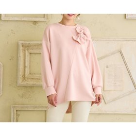 【ローズティアラ/Rose Tiara】のリボンコクーンカットソー 人気、トレンドファッション・服の通販 founy(ファニー) ファッション Fashion レディースファッション Fashion for Women トップス・カットソー Cut & Sew Tops カットソー・ベーシックTシャツ Cut-and-Sewn Tops / Stretch Tees & Basics コクーン Cocoon, Cocoon Silhouette リボン Ribbon, Bow ワイド Wide, Wide Fit |ID:prp329100004812061