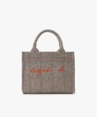 【アニエスベー ファム/agnes b. FEMME】のチェック ウール スモール トートバッグ ZAX03B-01 人気、トレンドファッション・服の通販 founy(ファニー) ファッション Fashion レディースファッション Fashion for Women バッグ Bags クラシック Classic, Timeless Style チェック Check, Plaid, Tartan ツイード Twill, Twill Weave エレガント 上品 Elegant A/W・秋冬 Autumn/Winter thumbnail ベージュ|ID: prp329100004812064 ipo3291000000034932258