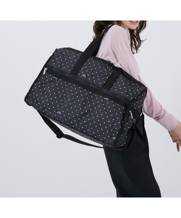 【レスポートサック/LeSportsac】の【公式】レスポートサック ボストンバッグ 4319E978 LeSportsac インテリア・キッズ・メンズ・レディースファッション・服の通販 founy(ファニー) 　ファッション　Fashion　レディースファッション　Fashion for Women　スポーツウェア　Functional & Stylish Sportswear　スポーツバッグ・ジム用ポーチ・バックパック　Gym Bag / Sports Backpack / Pouch for Training　シンプル　Simple, Minimal　ドット　Polka Dot, Dot Pattern　ベーシック　Basic, Essential　ボストンバッグ　Boston Bag, Retro Bag　ポケット　Pocket, Pocket Detail　モノトーン　Monotone, Black and White　旅行　Travel　ブラック_E978|ID: prp329100004812072 ipo3291000000034932359