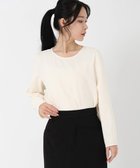 【ストロベリーフィールズ/STRAWBERRY FIELDS】のジョーゼットジャージプルオーバー 人気、トレンドファッション・服の通販 founy(ファニー) ファッション Fashion レディースファッション Fashion for Women トップス・カットソー Cut & Sew Tops カジュアルプルオーバー・ニットトップス Pullovers & Knit Tops / Casual Pullovers thumbnail オフベージュ2|ID: prp329100004812079 ipo3291000000034932410