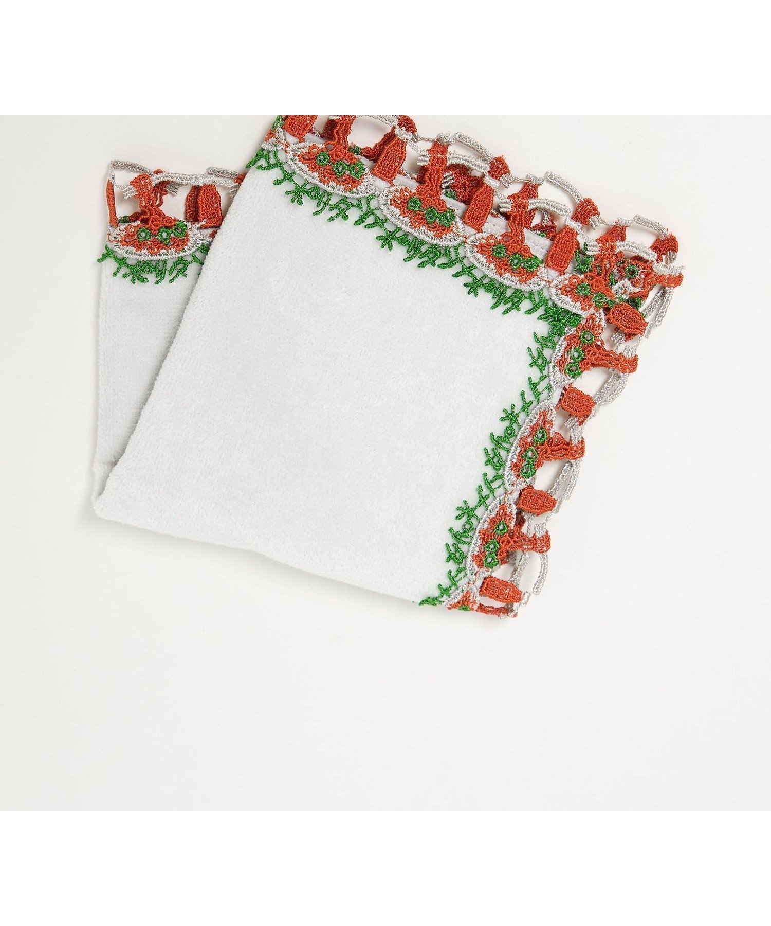 【ユナイテッドアローズ/UNITED ARROWS】の近沢レース店 ナポリタン ハンカチ インテリア・キッズ・メンズ・レディースファッション・服の通販 founy(ファニー) 　ファッション　Fashion　レディースファッション　Fashion for Women　ハンカチ　Handkerchief, Hanky　ハンド　Hand, Handmade　ミックス　Mix, Mixed Style　レース　Lace, Lace Fabric　LT.GRAY|ID: prp329100004812085 ipo3291000000034932492