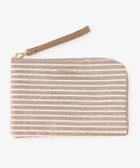 【その他のブランド/Other】のボーダースリム母子手帳ポーチ 人気、トレンドファッション・服の通販 founy(ファニー) ファッション Fashion キッズファッション Fashion for Kids おすすめ Recommended / Our Picks シンプル Simple, Minimal ストライプ Stripe, Striped Pattern スリム Slim, Slim Fit フロント Front, Front Design プレート Plate, Dish ボーダー Border, Stripe ポケット Pocket, Pocket Detail ポーチ Pouch, Small Case メタル Metal, Metal Parts エレガント 上品 Elegant 手帳 Planner, Notebook thumbnail ベージュ|ID: prp329100004812091 ipo3291000000034932533