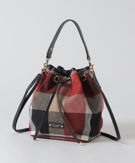 【ブルーレーベル クレストブリッジ/BLUE LABEL CRESTBRIDGE】のクレストブリッジチェックキャンバスコロン 人気、トレンドファッション・服の通販 founy(ファニー) ファッション Fashion レディースファッション Fashion for Women キャンバス Canvas, Canvas Fabric ポケット Pocket, Pocket Detail 人気 Popular, Best Seller 巾着 Drawstring Bag, Kinchaku |ID:prp329100004812115