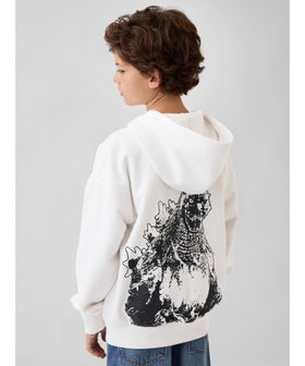 【ギャップ/GAP / KIDS】のゴジラ ビンテージソフトグラフィック GAPロゴ ジップアップパーカー (キッズ) 人気、トレンドファッション・服の通販 founy(ファニー) ファッション Fashion キッズファッション Fashion for Kids キャラクター Character, Licensed Characters グラフィック Graphic, Graphic Design |ID:prp329100004812140