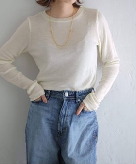 【ラ トータリテ/La TOTALITE】の《追加》【洗える】ウールテレコクルーネックカットソー 人気、トレンドファッション・服の通販 founy(ファニー) ファッション Fashion レディースファッション Fashion for Women トップス・カットソー Cut & Sew Tops カットソー・ベーシックTシャツ Cut-and-Sewn Tops / Stretch Tees & Basics 2025年 2025 2025春夏・S/S Spring/Summer 2025 SS25 インナー Innerwear カットソー Cut and Sewn Top シンプル Simple, Minimal ジャケット Jacket, Outerwear デニム Denim, Jeans Material ワイド Wide, Wide Fit 冬 Winter / This Winter 定番 Standard, Basic Item 洗える Machine Washable |ID:prp329100004812141